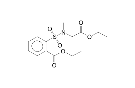 ETHYL 2-[N-METHYL-N-(ETHOXYCARBONYLMETHYL)SULPHAMOYL]BENZOATE