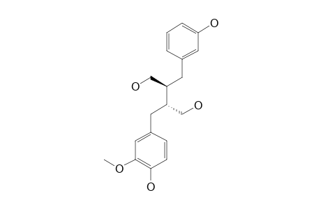 2-(3-HYDROXYBENZYL)-3-(4-HYDROXY-3-METHOXYBENZYL)-BUTANE-1,4-DIOL