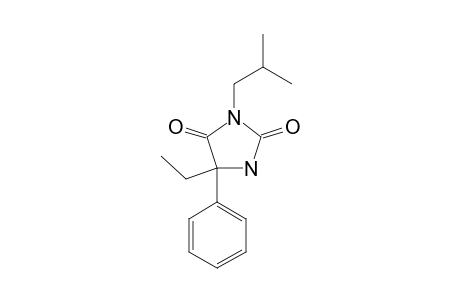 3-ISO-BUTYL-5-ETHYL-5-PHENYL-HYDANTOIN