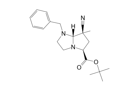 1-BENZYL-5-TERT.-BUTOXYCARBONYL-7-CYANO-7-METHYLHEXAHYDRO-1H-PYRROLO-[1,2-A]-IMIDAZOLE;EXO-ISOMER