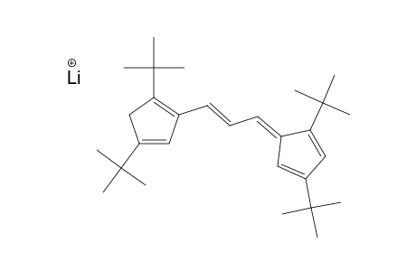 LITHIUM-(E)-1,4-DI-TERT.-BUTYL-2-[2-(1,3-DI-TERT.-BUTYL-6-PENTAFULVENYL)-VINYL]-CYCLOPENTADIENIDE