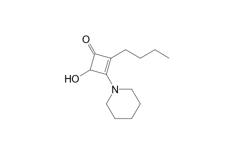 2-butyl-4-hydroxy-3-(1-piperidinyl)-1-cyclobut-2-enone