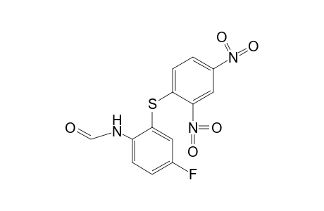 2'-[(2,4-DINITROPHENYL)THIO]-4'-FLUOROFORMANILIDE