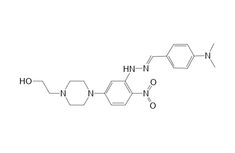 4-(Dimethylamino)benzaldehyde (5-[4-(2-hydroxyethyl)-1-piperazinyl]-2-nitrophenyl)hydrazone