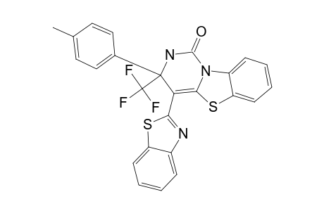 3-(4-METHYLPHENYL)-4-(2-BENZOTHIAZOLYL)-3-TRIFLUOROMETHYL-2,3-DIHYDRO-1-H-PYRIMIDO-[6.1-B]-[1.3]-BENZOTHIAZOL-1-ONE