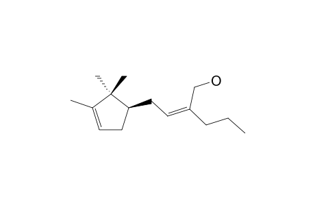 (-)-(Z)-2-PROPYL-4-[(R)-(2,2,3-TRIMETHYL-CYCLOPENT-3-EN-1-YL)]-BUT-2-EN-1-OL