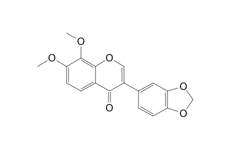 7,8-DIMETHOXY-3',4'-METHYLENDIOXY-ISOFLAVON