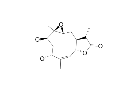 1-ALPHA,3-BETA-DIHYDROXY-9-BETA,10-BETA-EPOXY-7-ALPHA,11-BETA-H-GERMACRA-4Z-EN-12,6-ALPHA-OLIDE