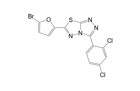 6-(5-bromo-2-furyl)-3-(2,4-dichlorophenyl)[1,2,4]triazolo[3,4-b][1,3,4]thiadiazole