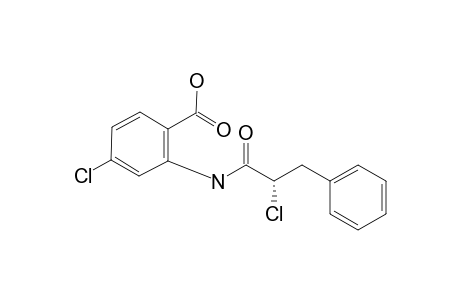 (2'S)-4-CHLORO-2-(2'-CHLORO-3'-PHENYLPROPANAMIDO)-BENZOIC-ACID