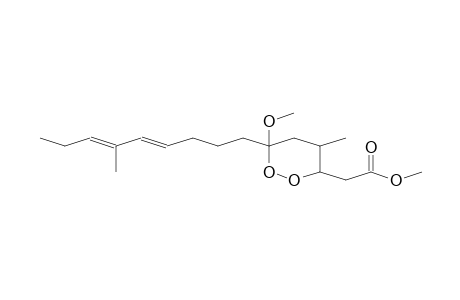 1,2-DIOXANE-3-ACETIC ACID, METHYL ESTER,