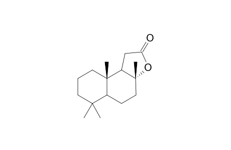 Naphtho[2,1-b]furan-2(1H)-one, 3a,4,5,5a.alpha.,6,7,8,9,9a,9b.alpha.-decahydro-3a.beta.,6,6,9a.beta.-tetramethyl-