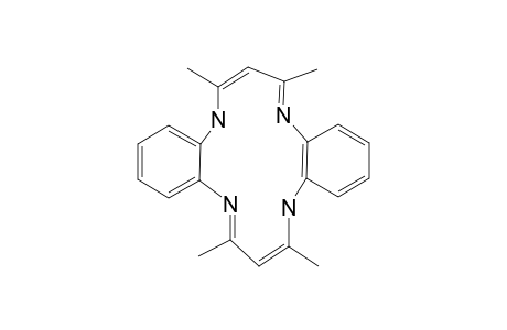 5,14-DIHYDRO-6,8,15,17-TETRAMETHYLDIBENZO-[B,I]-[1,4,8,11]-TETRAAZACYCLOTETRADECINE