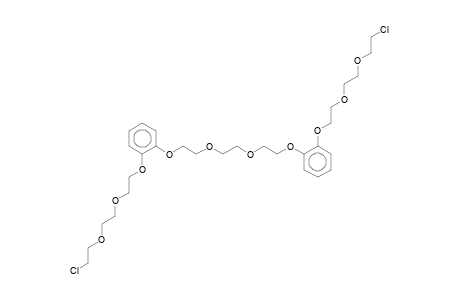 TRIETHYLENGLYCOL, BIS(2'alpha-CHLOROTRIETHYLENE GLYCOL)-, DIPHENYL ETHER