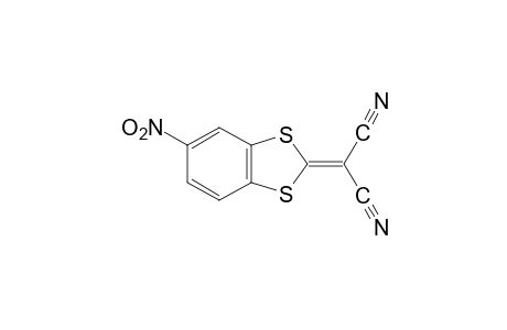 5-nitro-1,3-benzodithiole-daltasquare,alpha-malononitrile