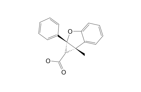 1A,6B-DIHYDRO-C-6B-METHYL-C-1A-PHENYLCYCLOPROPA-[B]-BENZOFURAN-R-1-CARBOXYLIC-ACID