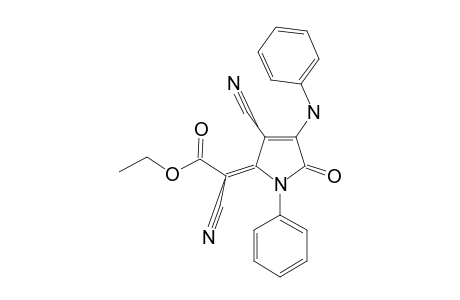 (E)-[1-(PHENYL)-3-(PHENYLAMINO)-4-CYANO-2-OXOPYRROL-5-YLIDENE]-CYANOACETIC-ACID-ETHYLESTER