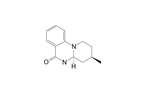 3-METHYL-1,2,3,4,4A,5-HEXAHYDRO-6H-PYRIDO-[1,2-A]-QUINAZOLIN-6-ONE;TRANS