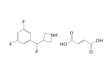 (+)-3-[(3,5-difluorophenyl)(fluoro)methyl]azetidine fumarate salt