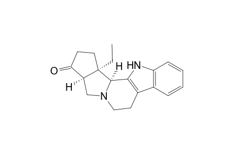 Cyclopent[1,2]indolizino[8,7-b]indol-3(2H)-one, 12c-ethyl-1,3a,4,6,7,12,12b,12c-octahydro-, (3a.alpha.,12b.alpha.,12c.alpha.)-(.+-.)-