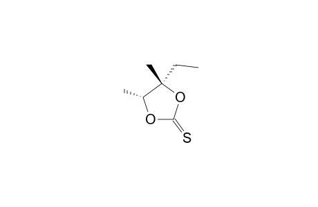 TRANS-4-ETHYL-4,5-DIMETHYL-1,3-DIOXOLAN-2-THION