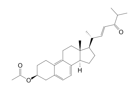 19-nor-24-Oxo-ergosta-5,7,9,22-tetraen-3.beta.-yl Acetate