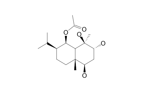 1-BETA,3-ALPHA,4-BETA-TRIHYDROXY-6-BETA-ACETOXY-EUDESMANE