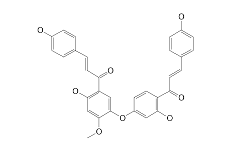 RHUSCHALCONE-IV;4,2',4'',2'''-TETRAHYDROXY-4'''-METHOXY-4'-O-5'''-BICHALCONE