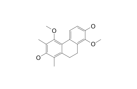 STEMANTHRENE-C;2,7-DIHYDROXY-4,8-DIMETHOXY-1,3-DIMETHYL-9,10-DIHYDROPHENANTHRENE