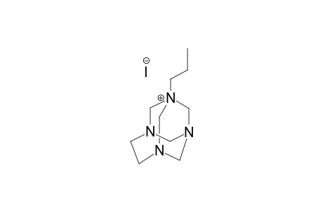 1-PROPYL-1,3,6,8-TETRAAZATRICYCLO-[4.3.1.1(3,8)]-UNDECAN-1-IUM-IODIDE