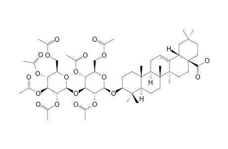 3-O-BETA-D-GLUCOPYRANOSYL-(1->3)-BETA-D-GLUCOPYRANOSYL-OLEANOLIC-ACID-PERACETYLATED