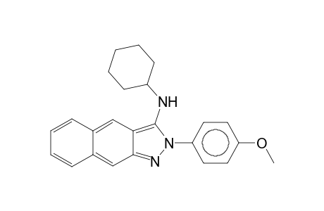 Cyclohexyl-[2-(4-methoxy-phenyl)-2H-benzo[f]indazol-3-yl]-amine