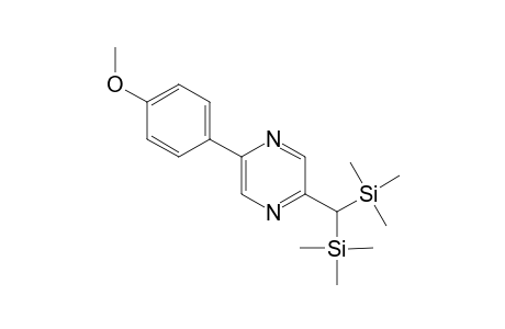 2-(Bis(trimethylsilyl)methyl)-5-(4-methoxyphenyl)pyrazine