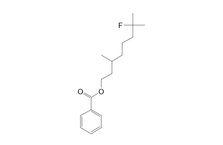 3,7-DIMETHYL-7-FLUOROOCTYLBENZOATE