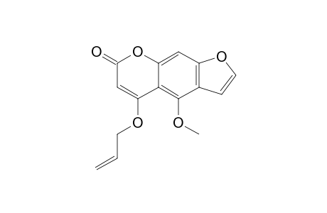 4-Methoxy-5-prop-2-enoxy-7-furo[3,2-g][1]benzopyranone