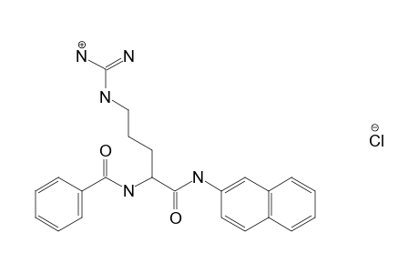 N-{4-GUANIDINO-1-[(2-NAPHTHYL)CARBAMOYL]BUTYL}BENZAMIDE,MONOHYDROCHLORIDE