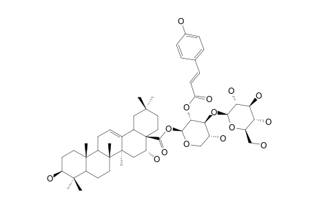 28-O-[GLUCOPYRANOSYL-(1->3)-(2-COUMAROYLOXY)-XYLOPYRANOSYL]-ECHINOCYSTIC-ACID-ESTER