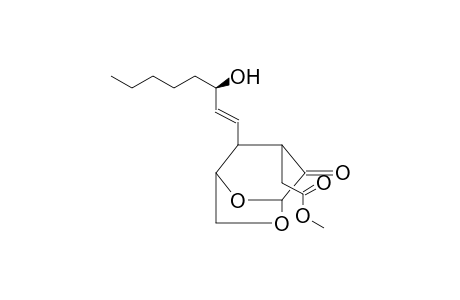 (1S,2S,3S,5R)-2-[(E)-3(S)-HYDROXY-1-OCTENYL]-3-(METHOXYCARBONYLMETHYL)-6,8-DIOXABICYCLO[3.2.1]OCTAN-4-ONE