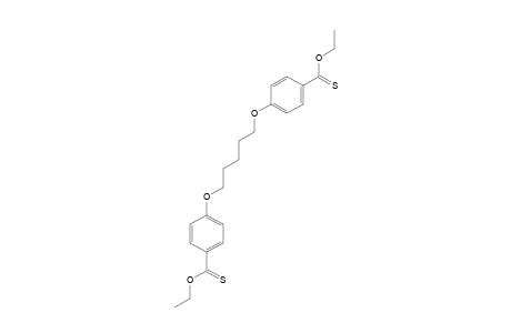 4,4'-(PENTAMETHYLENEDIOXY)BIS[THIOBENZOIC ACID], O,O-DIETHYL ESTER