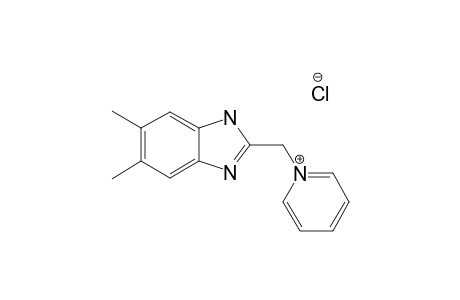 N-(5,6-DIMETHYL-1H-BENZIMIDAZOL-2-YL-METHYL)-PYRIDINIUM-CHLORIDE