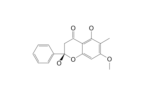 2,5-DIHYDROXY-6-METHYL-7-METHOXY-FLAVANONE