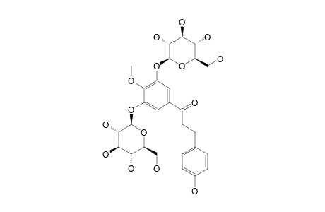 3',4,5'-TRIHYDROXY-4'-METHOXY-DIHYDROCHALCONE-3',5'-DI-O-BETA-D-GLUCOPYRANOSIDE