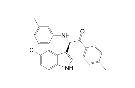 2-(5-Chloro-1H-indol-3-yl)-1-p-tolyl-2-(m-tolylamino)ethanone