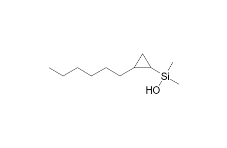 trans- and cis-1-[Hydroxy(dimethyl)silyl]-2-hexylcyclopropane