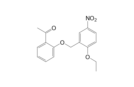 2'-[(2-ethoxy-5-nitrobenzyl)oxy]acetophenone