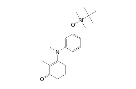 2-METHYL-3-(N-METHYL-3'-DIMETHYL-TERT.-BUTYLSILYLOXYANILINO)-CYCLOHEX-2-EN-1-ONE