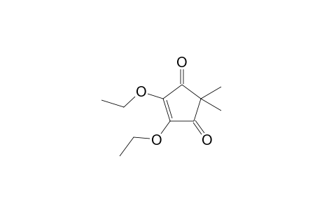 4,5-Diethoxy-2,2-dimethyl-cyclopent-4-ene-1,3-dione