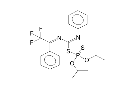 1,1,1-TRIFLUORO-2,5-DIPHENYL-4-DIISOPROPOXYTHIOPHOSPHORYLTHIO-3,5-DIAZA-2,4-PENTADIENE