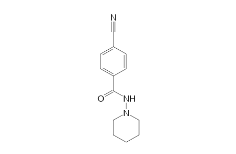 4-Cyano-N-(piperidin-1-yl)benzamide