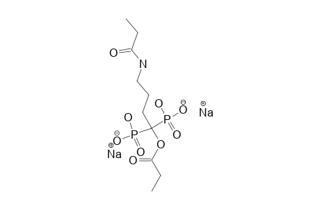 (1-PROPIONYLOXY-4-PROPIONYLAMINOBUTYLIDENE)-1,1-BISPHOSPHONIC-ACID-DISODIUM-SALT